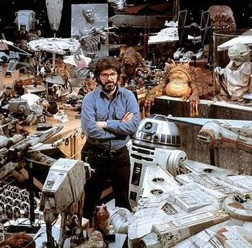 Celebrating Star Wars episode artwork